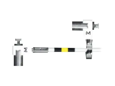 Mobilis Slim Twin Rotating - Sicherheitskabelschloss - kompatibel mit Masterkey - 1.8 m