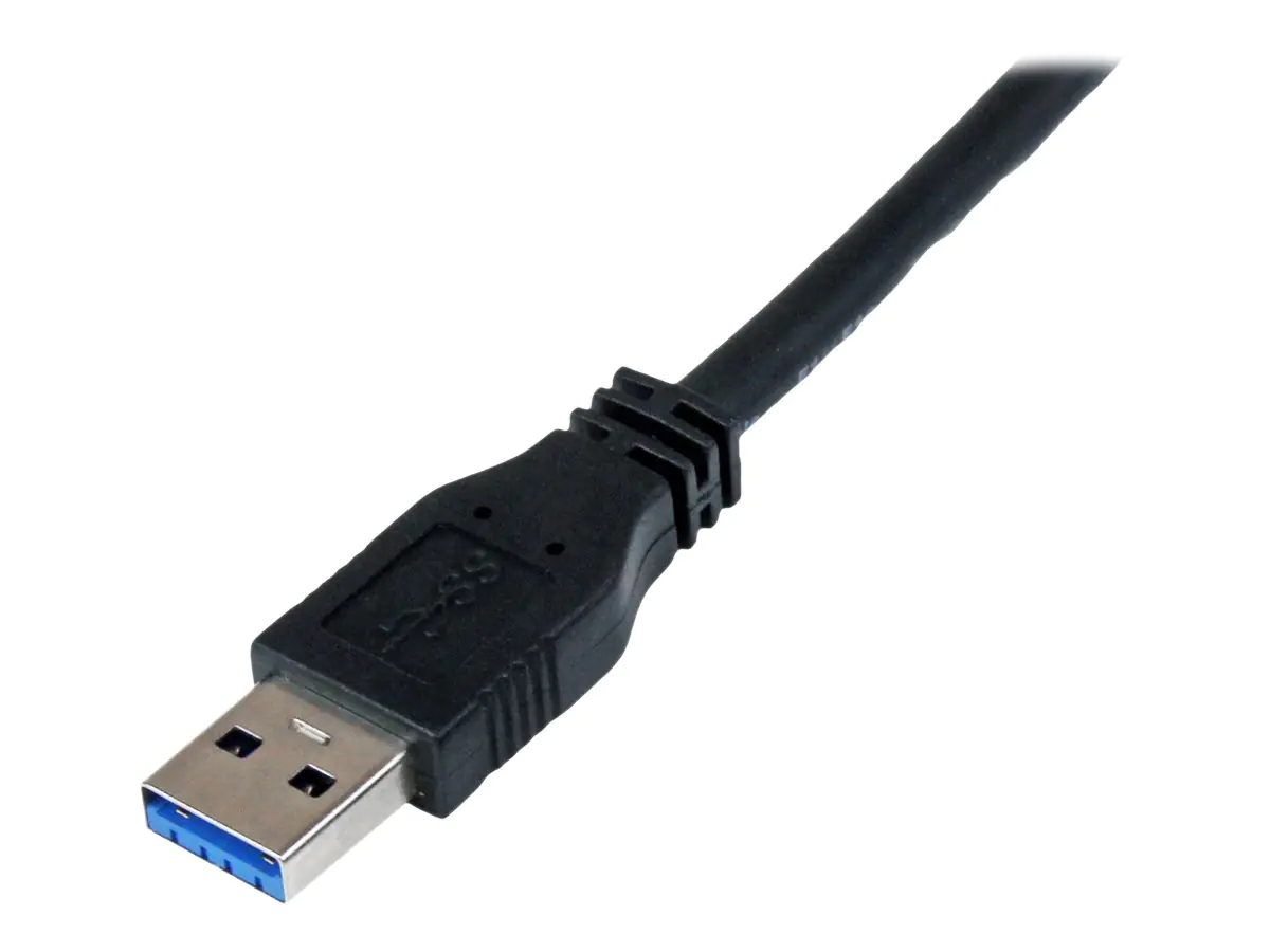 StarTech 1m zertifiziertes USB 3.0 SuperSpeed Kabel A auf Micro B - Schwarz - USB 3 Anschlusskabel - Stecker/Stecker - USB-Kabel - Micro-USB Typ B (M) zu USB Typ A (M) - USB 3.0 - 1 m - Schwarz - für P/N: DKT30CVAGPD, HB30A4AIB, HB30AM4AB, HB31C2A2CME, HB