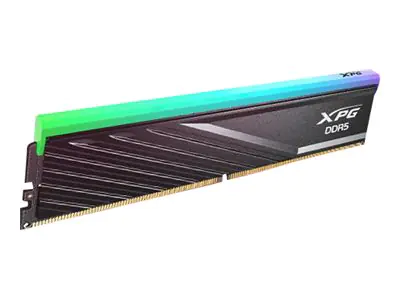 XPG LANCER BLADE RGB - DDR5 - Modul - 16 GB - DIMM 288-PIN - 6000 MHz / PC5-48000 - CL30 - 1.35 - 1.4 V - ungepuffert - on-die ECC - Schwarz