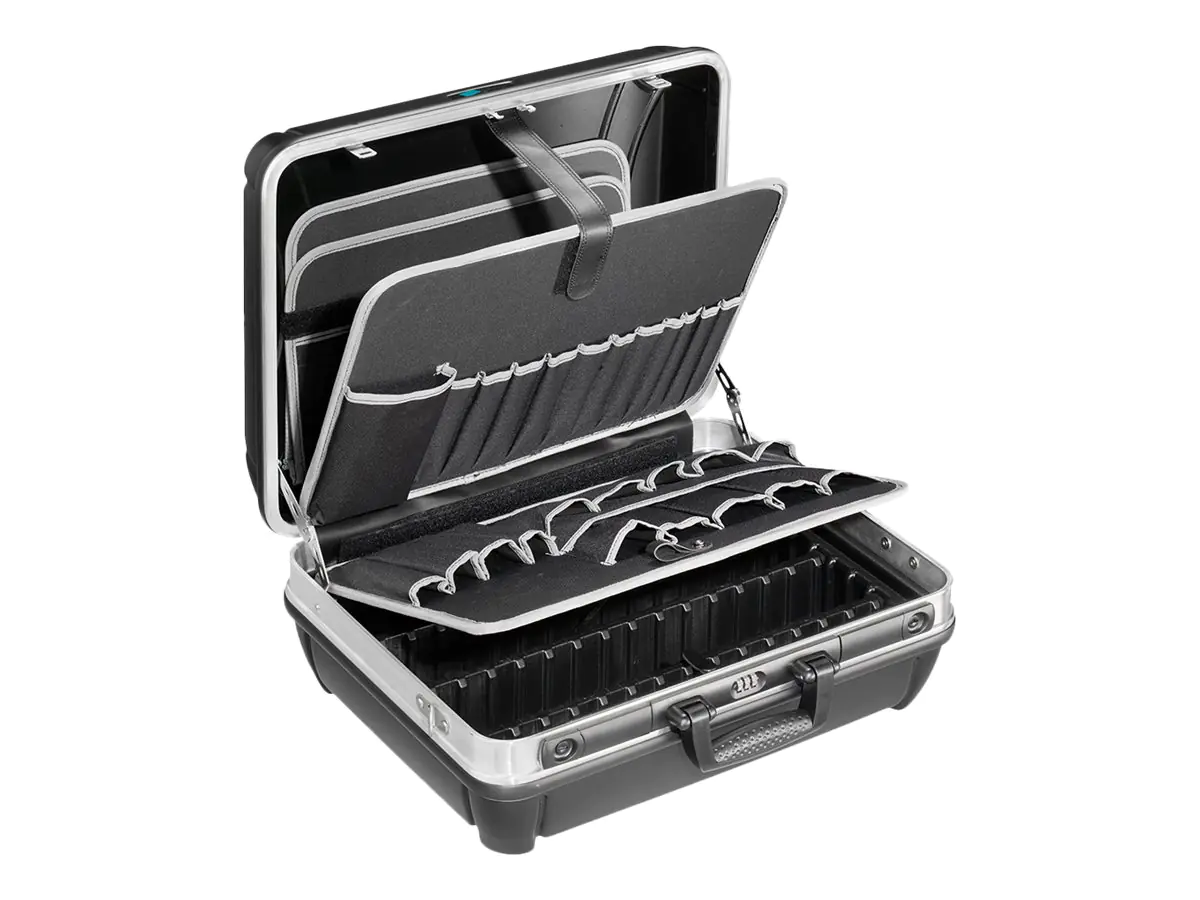 B&W TOOL.CASES shark - Hartschalentasche für Werkzeuge - Polyethylene hoher Dichte (PE-HD) - Schwarz