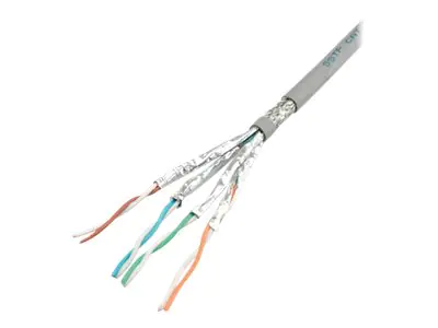 Roline - Bulkkabel - 100 m - SFTP, PiMF - CAT 6a - robust - Grau Roline - Bulkkabel - 100 m - SFTP, PiMF - CAT 6a - robust - Grau