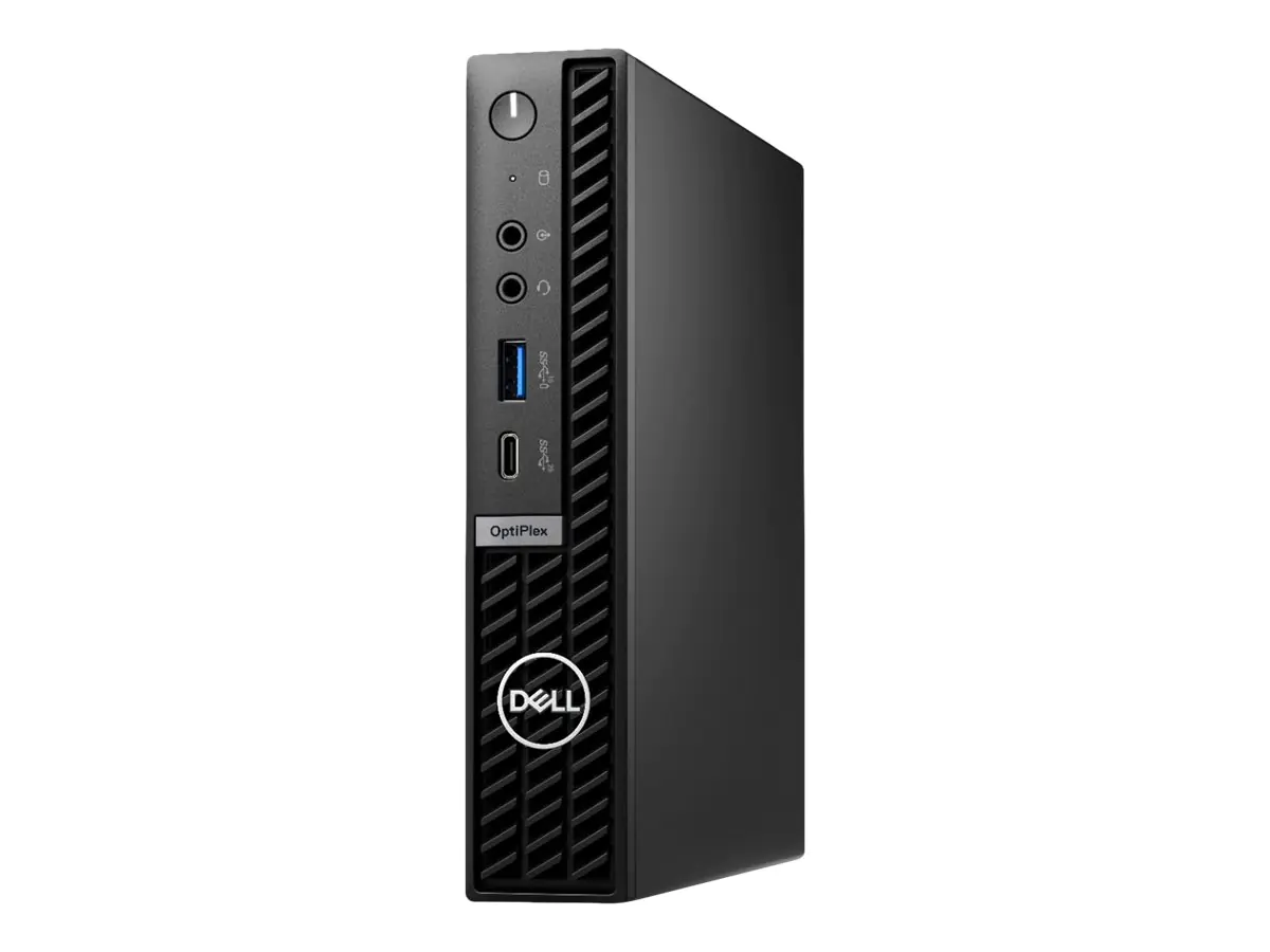 Dell OptiPlex 7010 Plus - Micro - Core i5 13500T / 1.6 GHz - vPro Enterprise - RAM 8 GB - SSD 256 GB - NVMe, Class 35 - UHD Graphics 770 - 1GbE, Bluetooth, Wi-Fi 6E - WLAN: Bluetooth, 802.11a/b/g/n/ac/ax (Wi-Fi 6E) - Win 11 Pro - Monitor: keiner - Sc