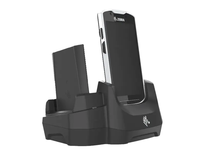 Zebra Single slot cradle with 2nd spare battery charging slot kit - Docking Cradle (Anschlußstand) - USB / Ethernet - für Zebra TC51, TC52, TC56, TC57, TC57x