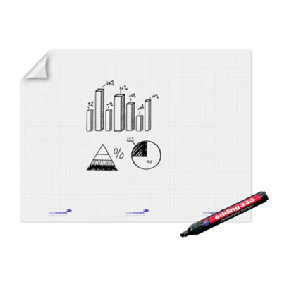 Legamaster Flipchartfolie Magic Chart XL 7-159054 PP blanko 25Bl.