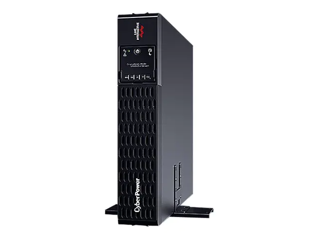 CyberPower Professional Rack Mount PR1500ERTXL2U - USV (in Rack montierbar/extern) - Wechselstrom 220/230/240 V - 1500 Watt - 1500 VA - 1-phasig - RS-232, USB - Ausgangsanschlüsse: 10 - 2U - Schwarz