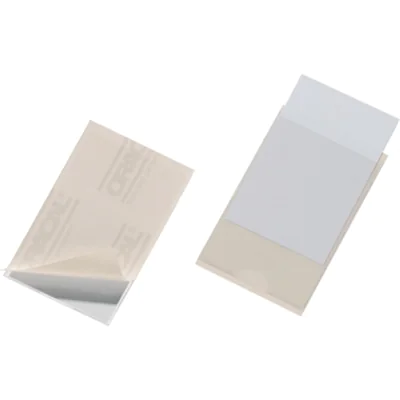 DURABLE Selbstklebetasche Pocketfix 837919 93x62mm sk tr 100 St./Pack. DURABLE Selbstklebetasche Pocketfix 837919 93x62mm sk tr 100 St./Pack.