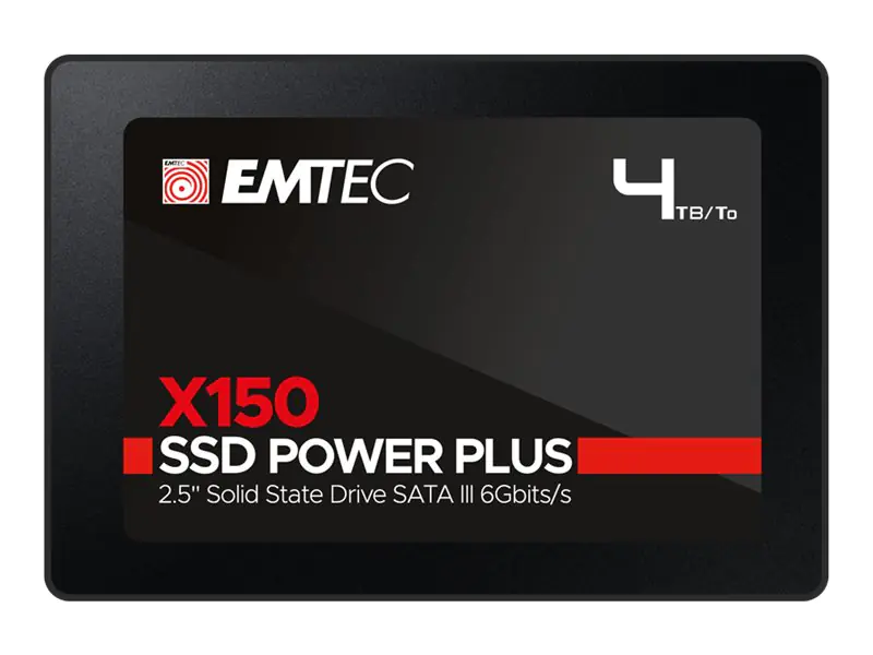 EMTEC X150 Power Plus - SSD - 4 TB - intern - 2.5" (6.4 cm) - SATA 6Gb/s