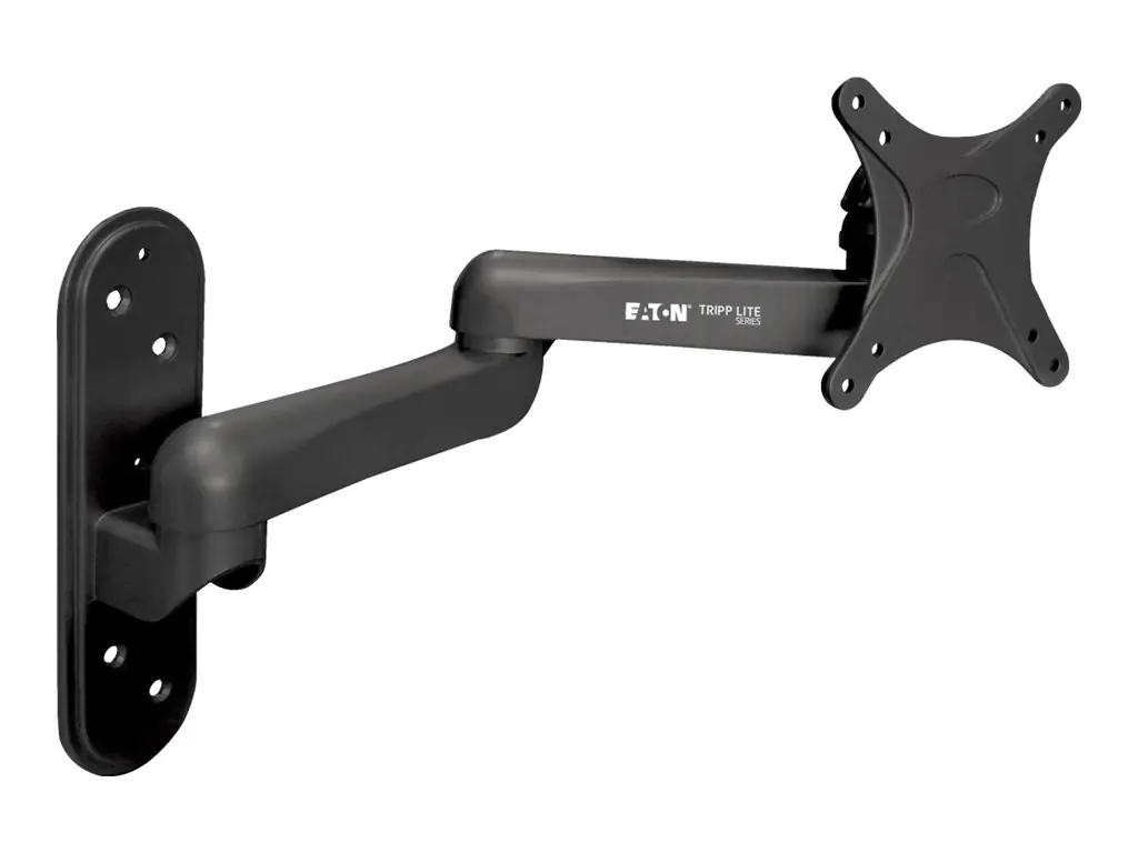 Eaton Tripp Lite Series Display TV LCD Wall Monitor Mount Fixed Arm Swivel/Tilt 13" to 27" TVs / EA / Flat-Screens - Klammer - für LCD-Display - Stahl - Schwarz - Bildschirmgröße: 33.02-68.58 cm (13"-27") - Wandmontage