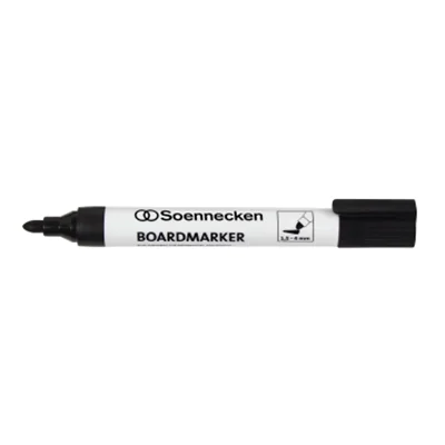 Soennecken Boardmarker 3123 1,5-4mm Rundspitze schwarz Soennecken Boardmarker 3123 1,5-4mm Rundspitze schwarz