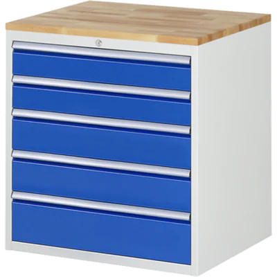 RAU Schubladenschrank 7000 770 x 825 x 650 mm (B x H x T) 5 Schubladen Farbe der Front: enzianblau Farbe des Korpus: lichtgrau RAU Schubladenschrank 7000 770 x 825 x 650 mm (B x H x T) 5 Schubladen Farbe der Front: enzianblau Farbe des Korpus: lichtgrau