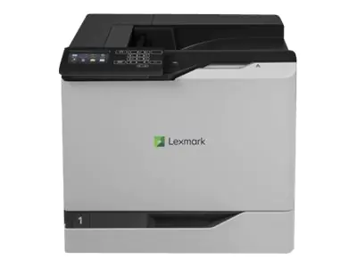 Lexmark CS820de - Drucker - Farbe - Duplex - Laser - A4/Legal - 1200 x 1200 dpi - bis zu 57 Seiten/Min. (einfarbig)/ bis zu 57 Seiten/Min. (Farbe) - Kapazität: 650 Blätter - USB 2.0, Gigabit LAN, USB 2.0-Host