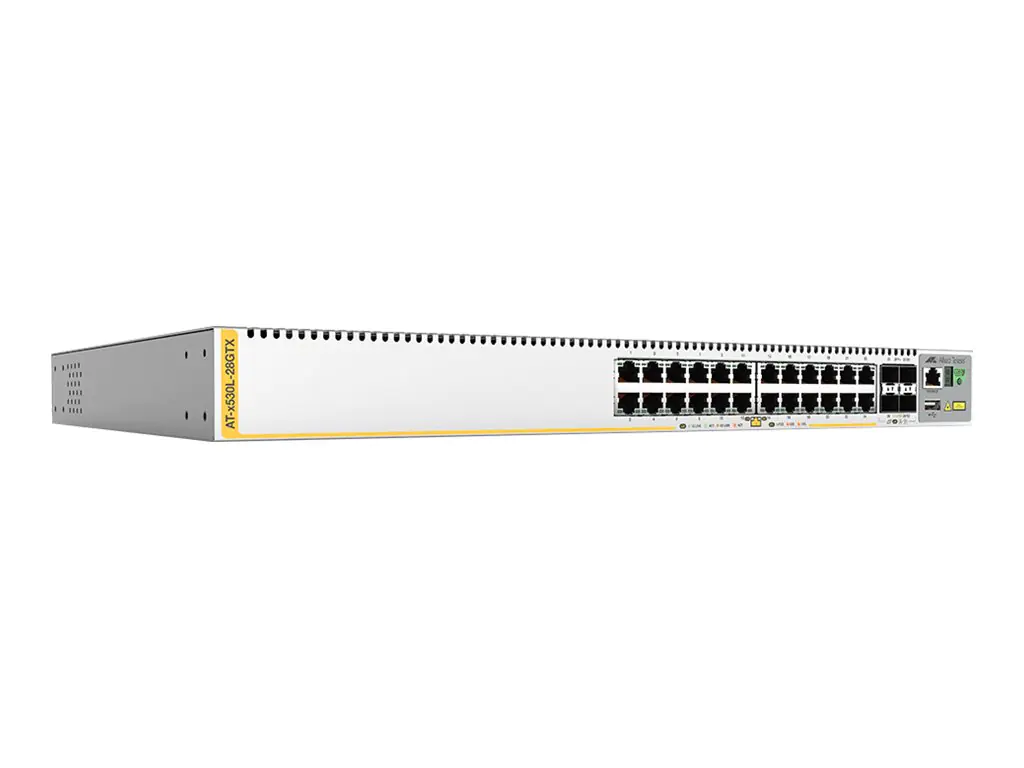 Allied Telesis AT X530L-28GTX - Switch - L3 - managed - 24 x 10/100/1000 (PoE+) AT-X530L-28GTX-90