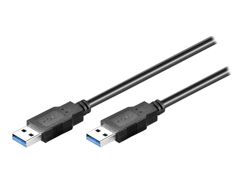 goobay - USB-Kabel - USB Typ A (M) zu USB Typ A (M) - USB 3.0 - 1 m - Schwarz goobay - USB-Kabel - USB Typ A (M) zu USB Typ A (M) - USB 3.0 - 1 m - Schwarz