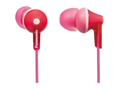 Panasonic RP-HJE125E-P - Ergofit - Ohrhörer - im Ohr - kabelgebunden - 3,5 mm Stecker - pink