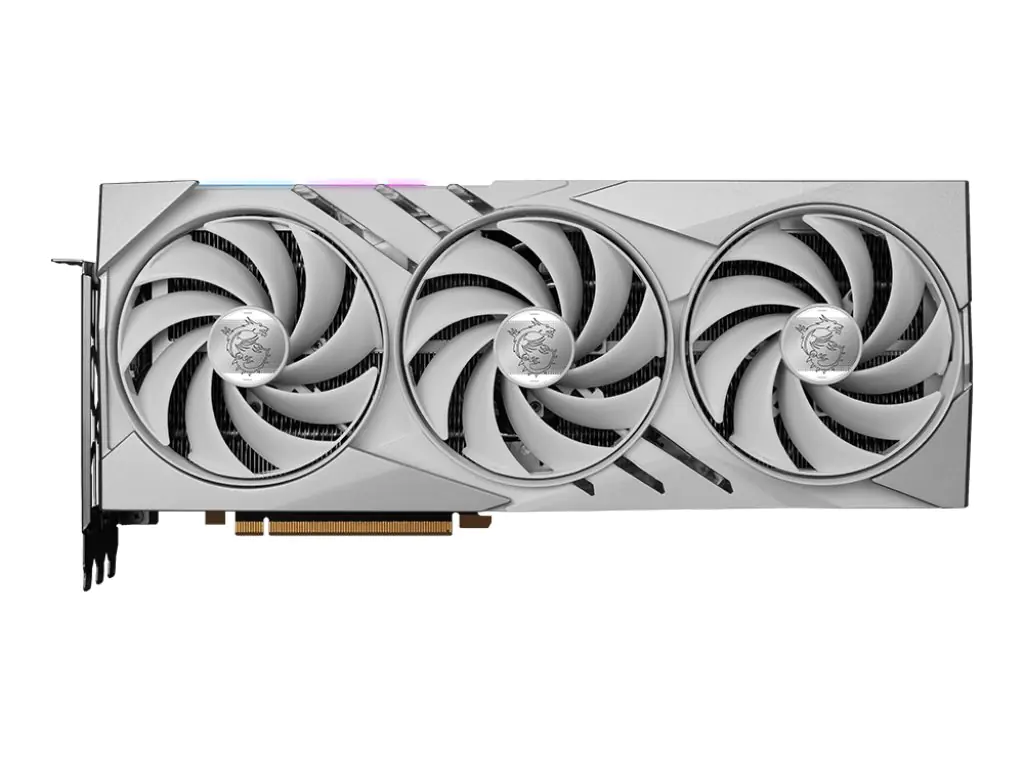 MSI GeForce RTX 4080 16GB GAMING X SLIM WHITE - Grafikkarten - GeForce RTX 4080 - 16 GB GDDR6X - PCIe 4.0 - 2 x HDMI, 2 x DisplayPort - weiß