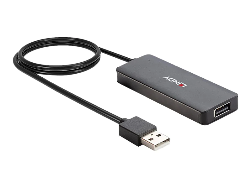Lindy - Hub - 4 x USB 2.0 - Desktop Lindy - Hub - 4 x USB 2.0 - Desktop