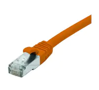 exertis Connect - Patch-Kabel - RJ-45 (M) zu RJ-45 (M) - 5 m - abgeschirmt F/UTP - CAT 6 - halogenfrei, ohne Haken - orange