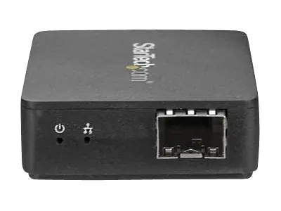 StarTech USB 3.0 auf LWL Konverter - Offener SFP - USB 3.0 Gigabit Ethernet Netzwerk Adapter - 1000BASE-SX/LX - Windows / Mac / Linux - Netzwerkadapter - USB 3.0 - 1000Base-LX/1000Base-SX x 1 - Schwarz