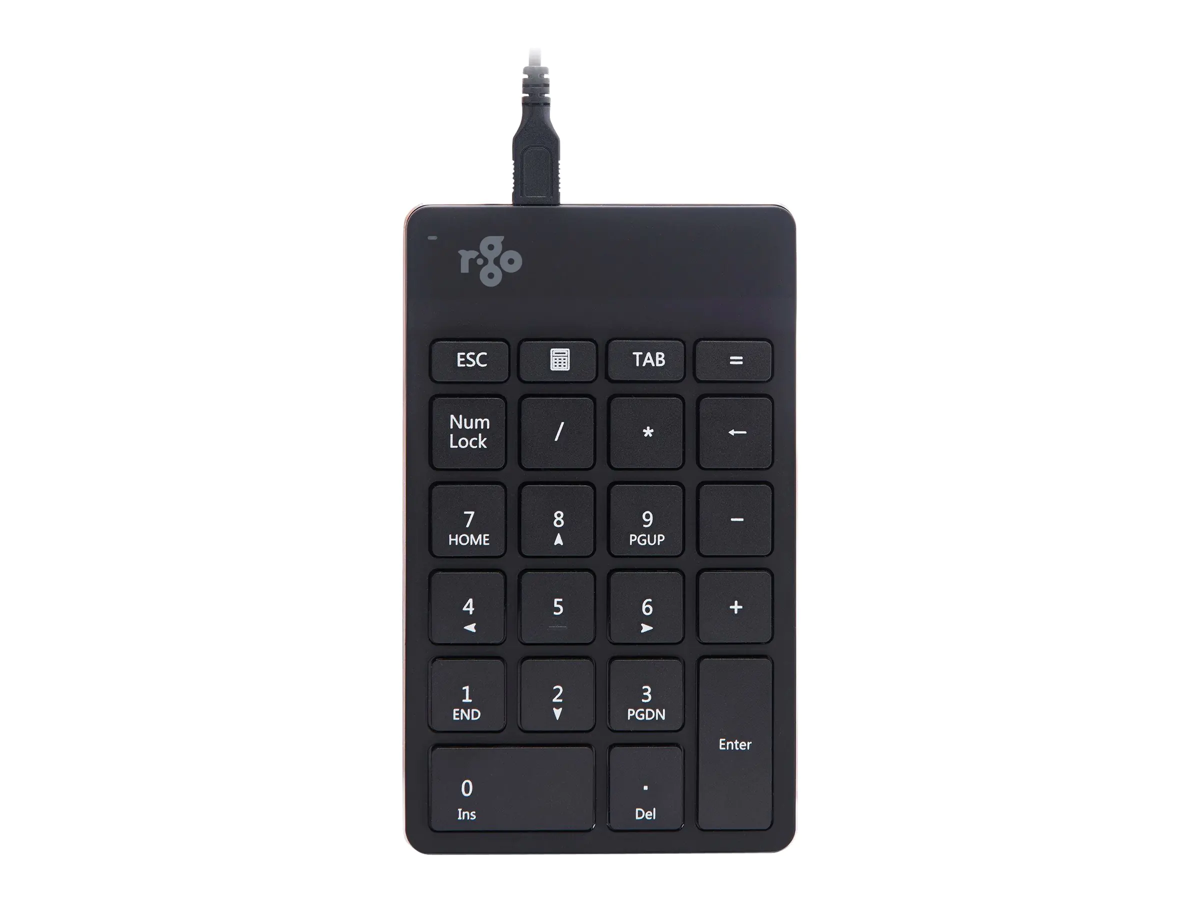 R Go Nummernblock Compact break - Tastenfeld - USB-C - Schwarz R Go Nummernblock Compact break - Tastenfeld - USB-C - Schwarz