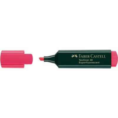Faber-Castell Textmarker TEXTLINER 48 154821 1-5mm rot Faber-Castell Textmarker TEXTLINER 48 154821 1-5mm rot