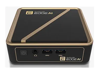 Sapphire Edge AI - Barebone - Mini-PC - 1 x Ryzen