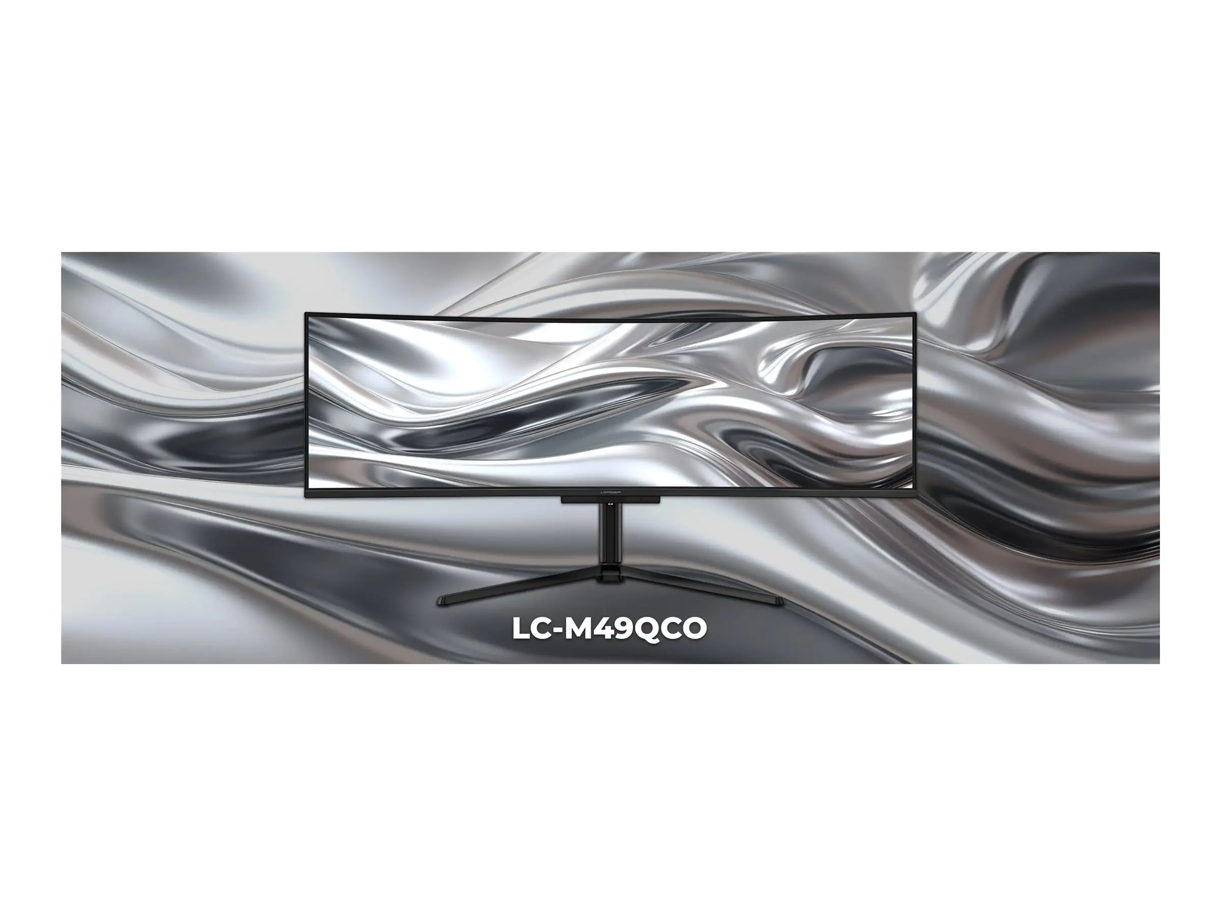LC-Power 49" LC-M49QCO Curved VA+DP+2xHDMI+RJ45 - Flachbildschirm (TFT/LCD) - 124,5 cm