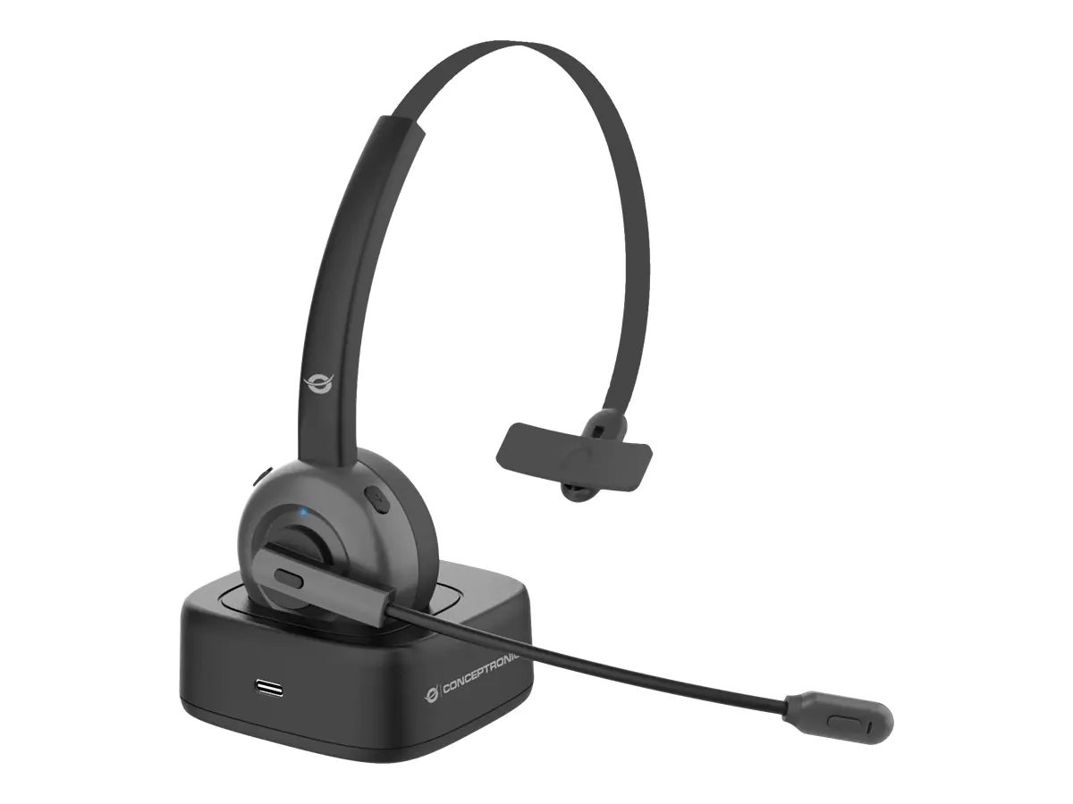 Conceptronic Headset Wireless Bluetooth+Ladestation
