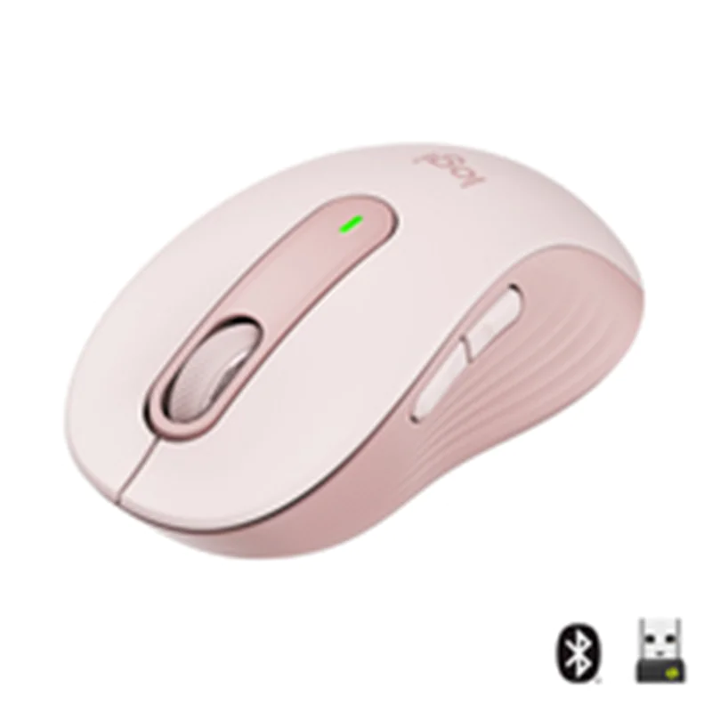 Logitech Signature M650 - Maus - optisch - 5 Tasten - kabellos - 2.4 GHz, Bluetooth - Logitech Logi Bolt USB-Receiver - rosé Logitech Signature M650 - Maus - optisch - 5 Tasten - kabellos - 2.4 GHz, Bluetooth - Logitech Logi Bolt USB-Receiver - rosé