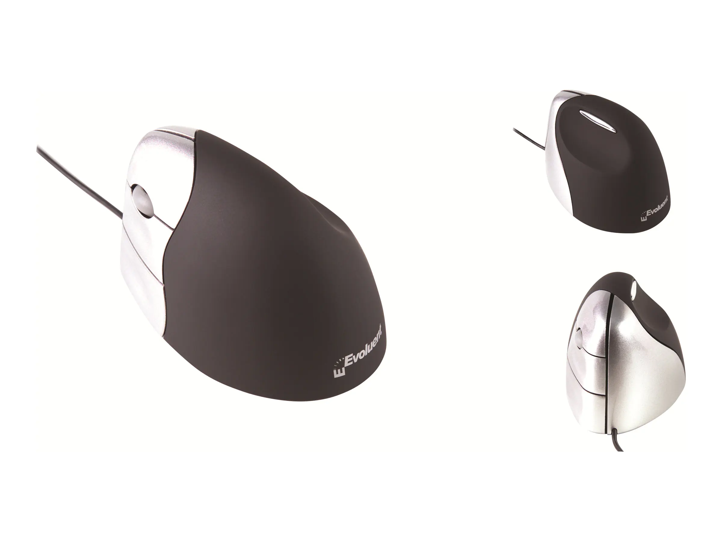 Bakker Elkhuizen Evoluent Vertical Mouse - Vertikale Maus - Für Rechtshänder - optisch - 5 Tasten - kabelgebunden - PS/2, USB Bakker Elkhuizen Evoluent Vertical Mouse - Vertikale Maus - Für Rechtshänder - optisch - 5 Tasten - kabelgebunden - PS/2, USB