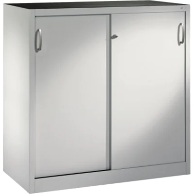 C+P Schwerlastschrank 2057092S10001 Schiebetür 1200x1200x500mm lgr/lgr