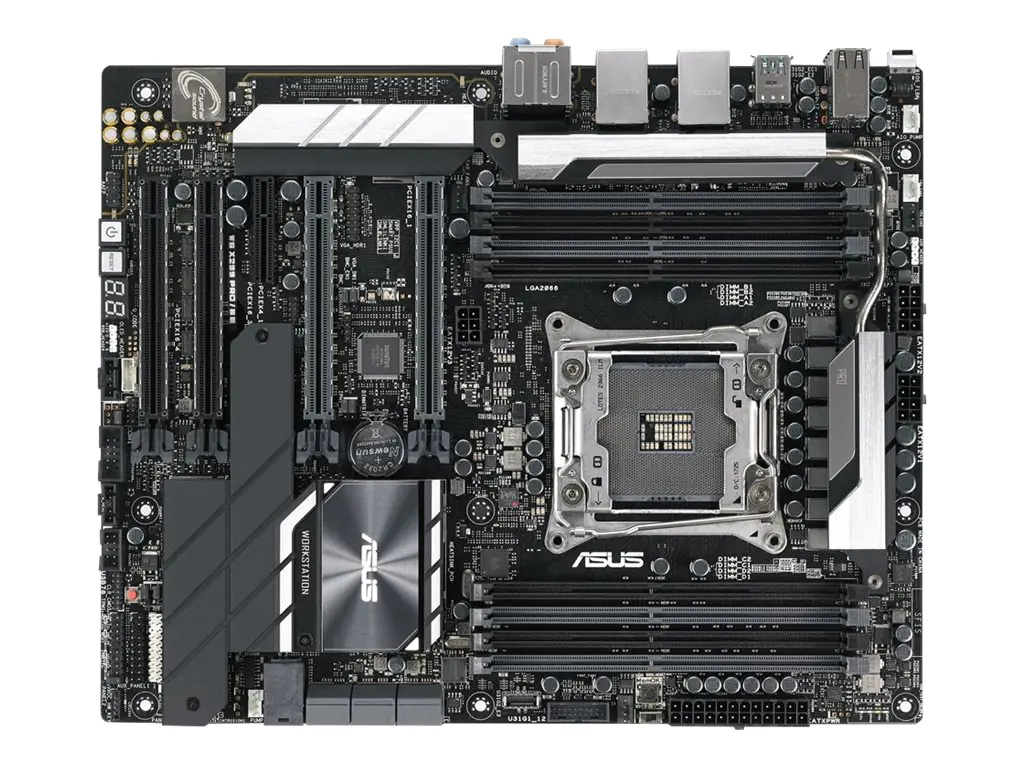 ASUS WS X299 PRO/SE - Motherboard - ATX - LGA2066 Socket - X299 Chipsatz - USB 3.1 Gen 1, USB-C Gen2, USB 3.1 Gen 2 - 2 x Gigabit LAN - HD Audio (8-Kanal)