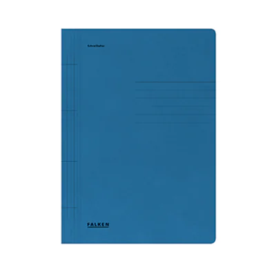 Falken Schnellhefter 80000201 A4 250g/m² Manila-RC-Karton blau Falken Schnellhefter 80000201 A4 250g/m² Manila-RC-Karton blau