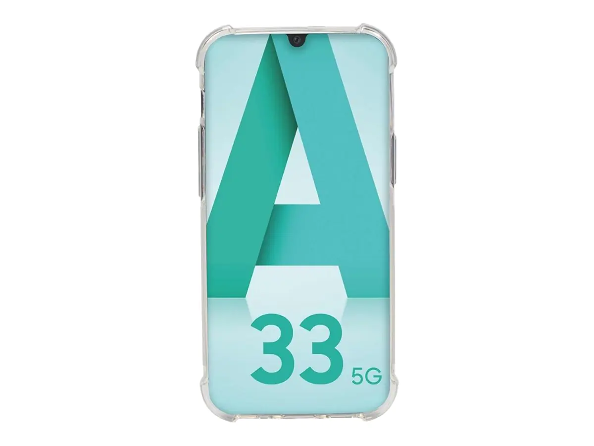 Mobilis R-Series - Hintere Abdeckung für Mobiltelefon - verstärke Kanten - durchsichtig - für Samsung Galaxy A33 5G