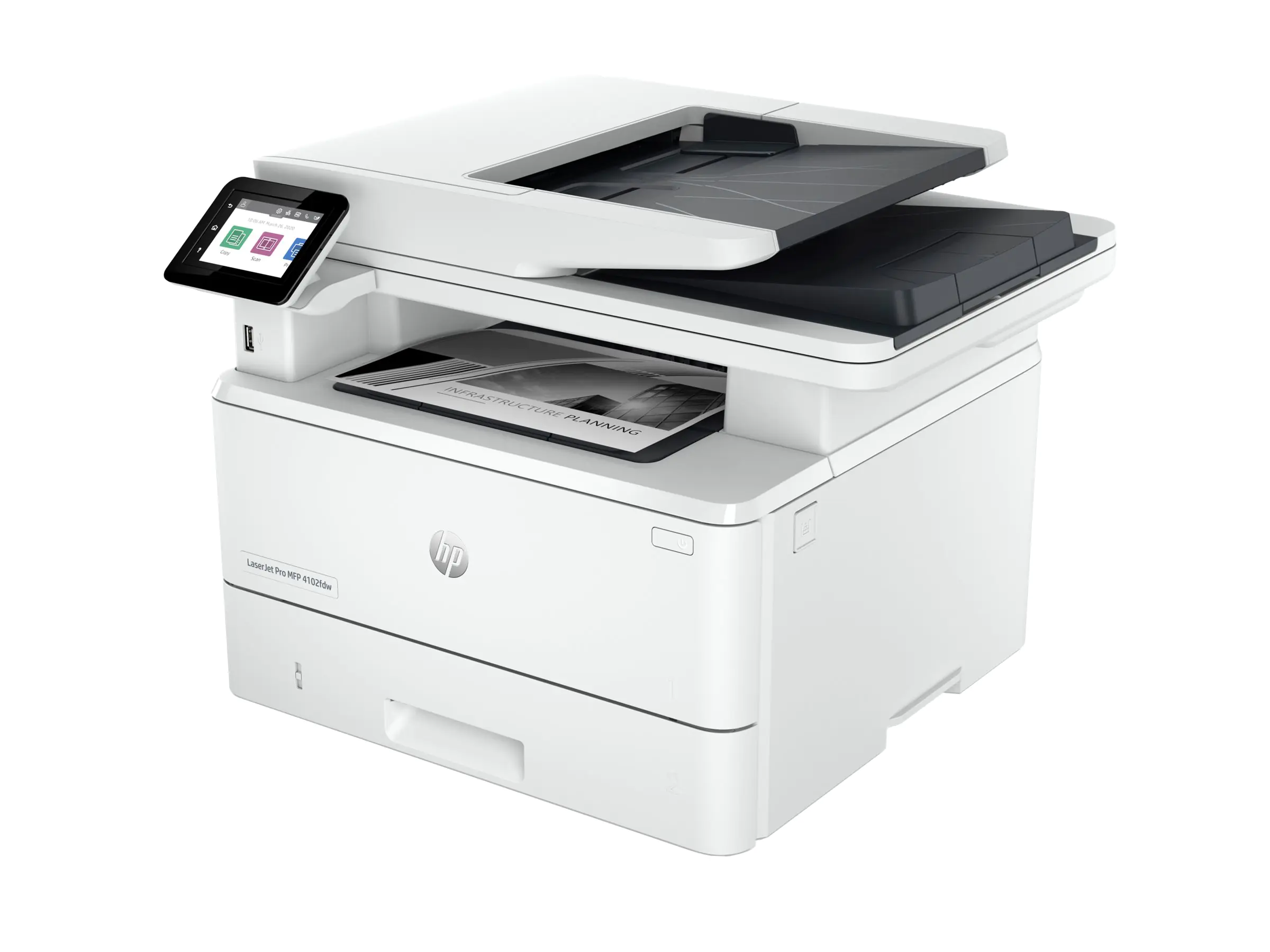 HP LaserJet Pro MFP 4102dw - Multifunktionsdrucker - s/w - Laser - Legal (216 x 356 mm) 2Z622F#B19