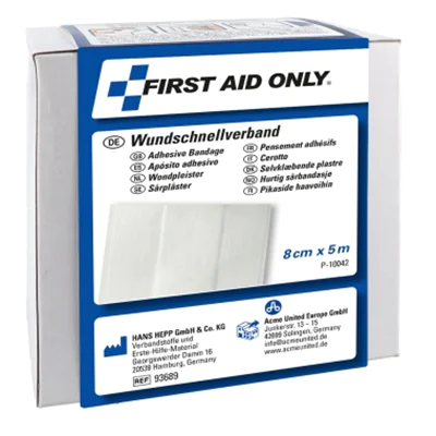 FIRST AID ONLY Wundpflaster 8 cm x 5 m (B x L) weiß FIRST AID ONLY Wundpflaster 8 cm x 5 m (B x L) weiß