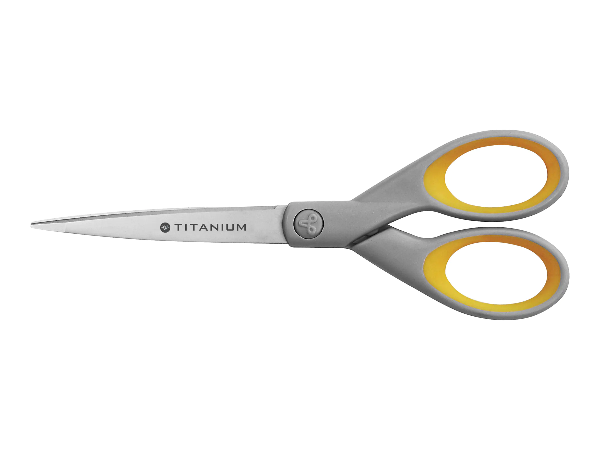 Westcott Schere Titanium Super E-30470 00 18cm grau/gelb
