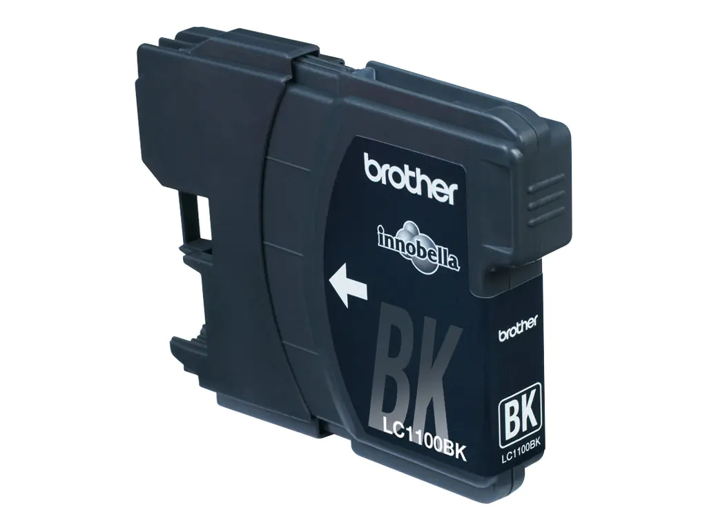 Brother LC1100BK - 2er-Pack - Schwarz - Original - Blister mit akustischem/elektromagnetischem Alarm - Tintenpatrone - für Brother DCP-185, 385, 395, 585, J715, MFC-490, 5490, 5890, 5895, 6890, 790, 795, 990, J615 Brother LC1100BK - 2er-Pack - Schwarz - Original - Blister mit akustischem/elektromagnetischem Alarm - Tintenpatrone - für Brother DCP-185, 385, 395, 585, J715, MFC-490, 5490, 5890, 5895, 6890, 790, 795, 990, J615
