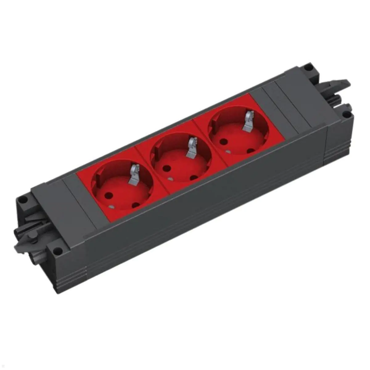 Bachmann STEP BASE - Steckdosenleiste - Wechselstrom 250 V - Eingabe, Eingang GST18i3 - Ausgangsanschlüsse: 3 (power CEE 7/3) 906.18816