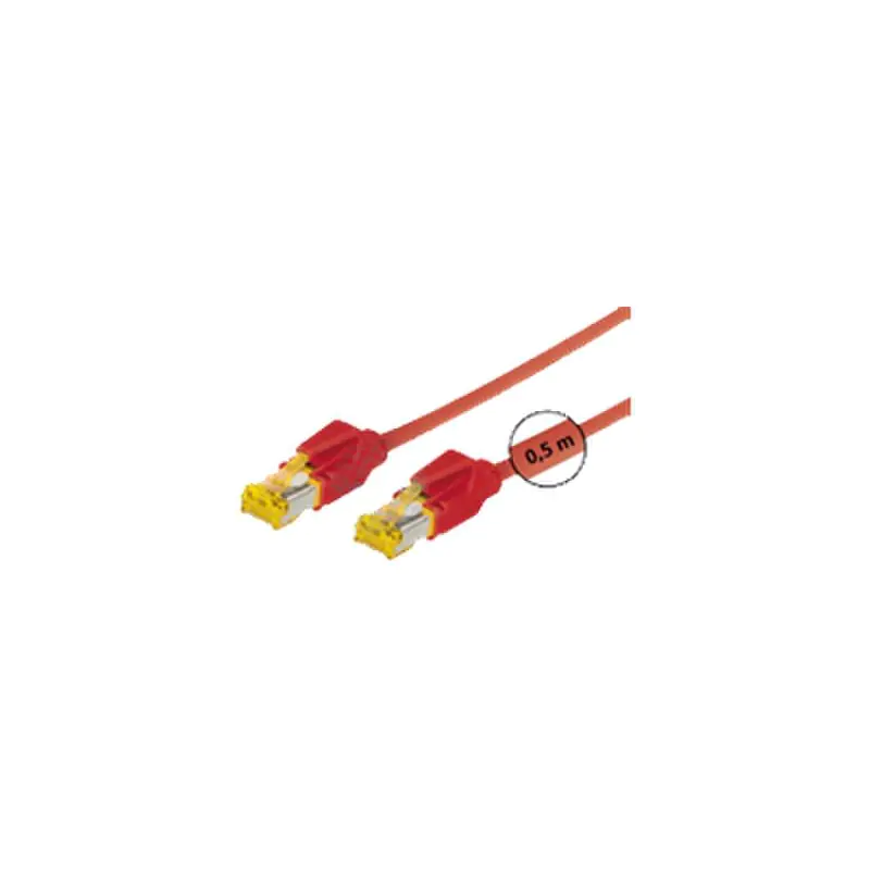 Tecline Patch-Kabel RJ-45 (M) RJ-45 (M) 72220R SFTP-Kabel CAT 6a 20 m Rot