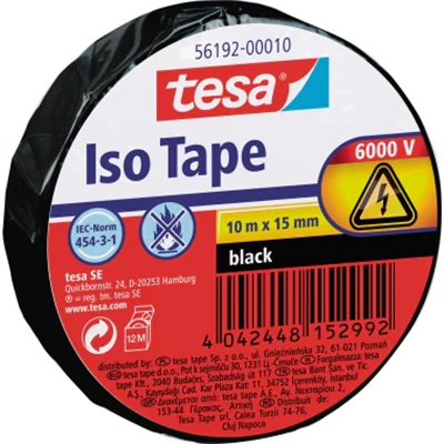 tesa Isolierband 56192-00010 15mmx10m schwarz tesa Isolierband 56192-00010 15mmx10m schwarz