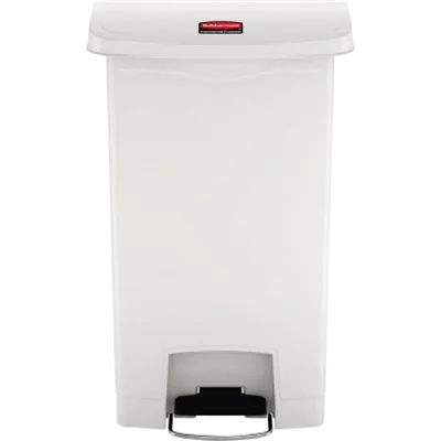 Rubbermaid Tretabfalleimer Slim Jim 1883557 Kunststoff 50l weiß Rubbermaid Tretabfalleimer Slim Jim 1883557 Kunststoff 50l weiß