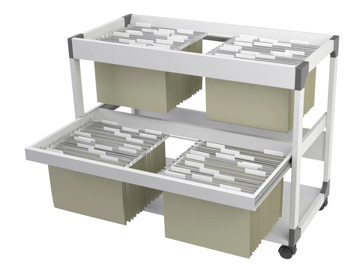 Durable SYSTEM FILE MULTI DUO - Bürowagen - Grau 3792-10