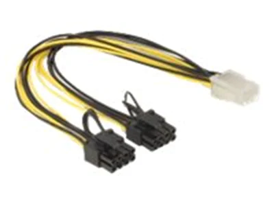 Delock PCI Express Stromkabel Buchse> 2 x - Kabel - Strom/Netzteil 83433