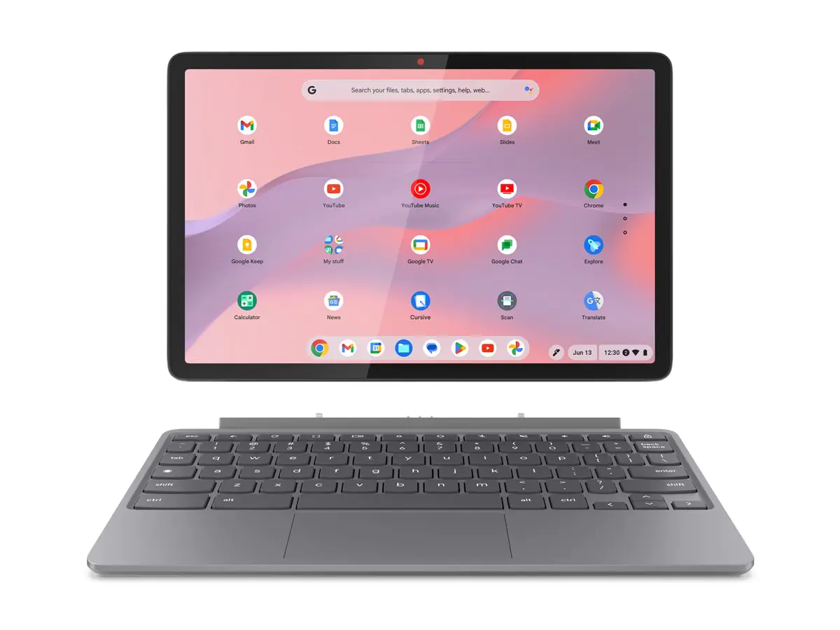 Lenovo Chromebook Duet 11M889 83HH - Mit abnehmbarer Tastatur - Kompanio 838 - Chrome OS - Mali-G57 MC3 - 8 GB RAM - 128 GB eMMC - 27.8 cm (10.95") 83HH0034GE