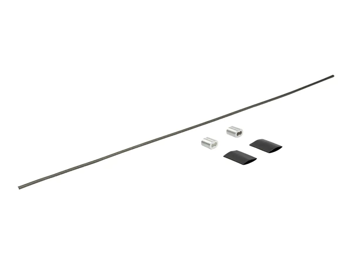 StarTech CONNLOCKPK10 Sicherheitskabel (10er Pack, Kabelschloss schützt vor Diebstahl, verstellbar, Schrumpfschlauch, Aderendhülsen) - Sicherheitskabel - Silber - 30 cm (Packung mit 10)