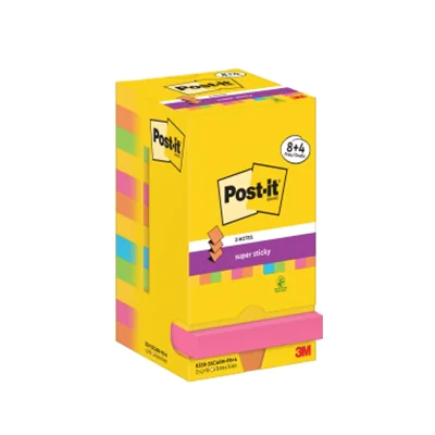 Post-it Haftnotiz Super Sticky Z-Notes Carnival Collection 76 x 76 mm (B x H) farbig sortiert 90 Bl./Block 12 Block/Pack. Post-it Haftnotiz Super Sticky Z-Notes Carnival Collection 76 x 76 mm (B x H) farbig sortiert 90 Bl./Block 12 Block/Pack.