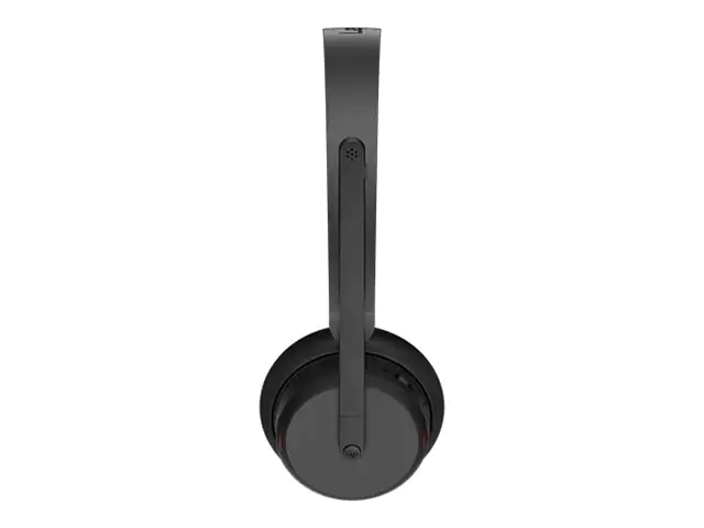 Lenovo 6550 - Headset - On-Ear - Bluetooth - kabellos - aktive Rauschunterdrückung - Schwarz - Zertifiziert für Microsoft Teams