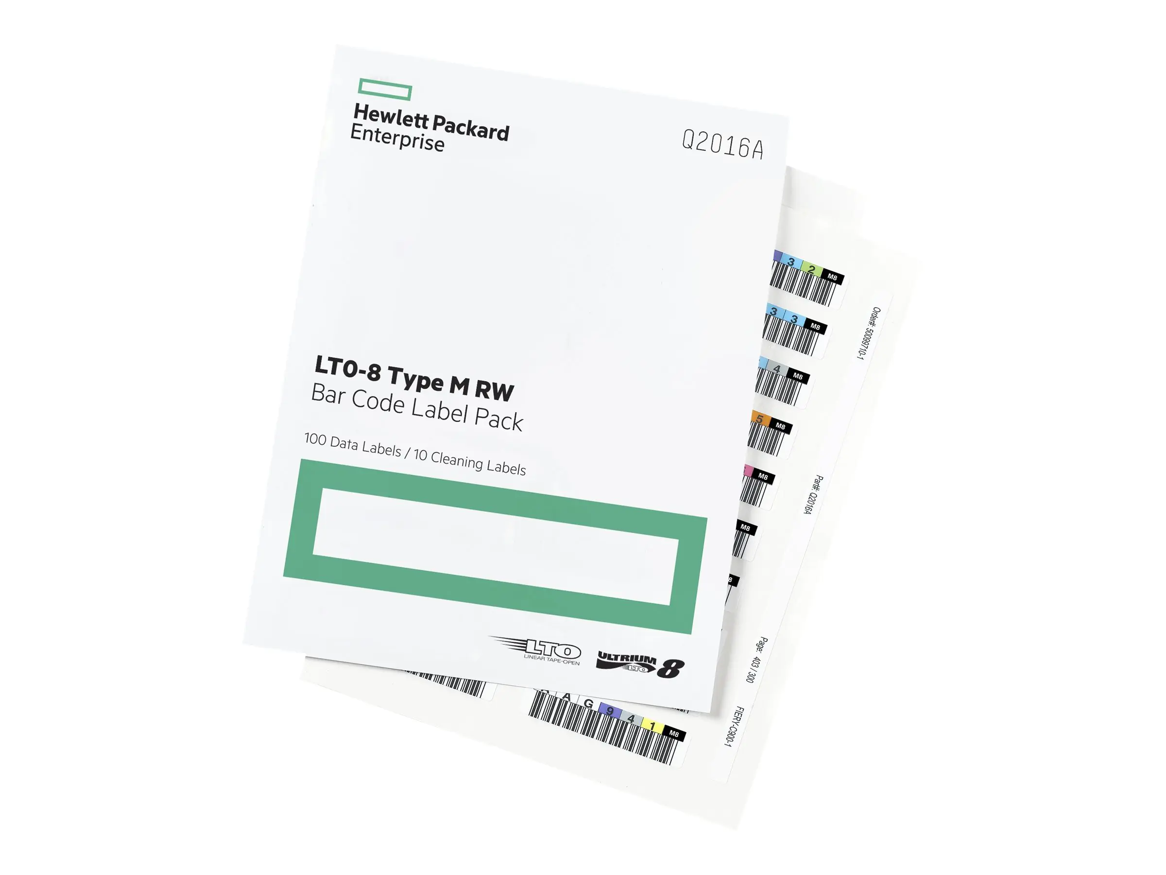 HPE LTO-8 Ultrium RW Bar Code Label Pack - Strichcodeetiketten