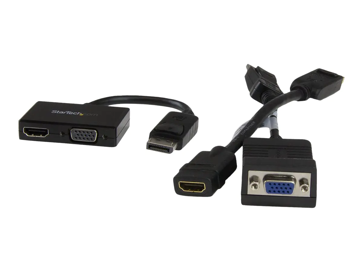 StarTech.com Reise A/V Adapter: 2-in-1 DisplayPort DP2HDVGA