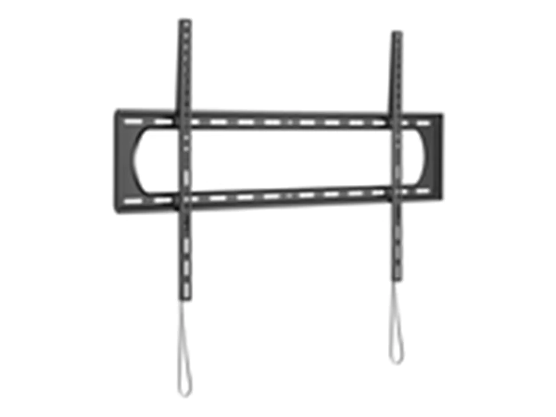 equip - Halterung - fest - für LCD-Display / Curved LCD-Display - schwerlast - stainless steel - Schwarz (60"-120") - Wandmontage